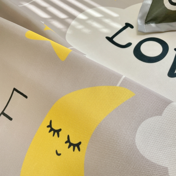 91家纺网 家纺一手货源 找家纺 柒月家居2022大版碳光冰丝凉席 星星晚安