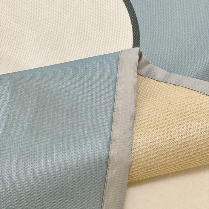 91家纺网 家纺一手货源 找家纺 柒月家居2022大版碳光冰丝凉席 云朵