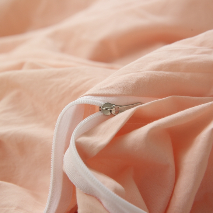 91家纺网 家纺一手货源 找家纺 玛奇朵2022新款全棉立体提花泡泡纱四件套-艾丽系列艾丽-粉