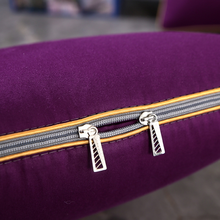 91家纺网 家纺一手货源 找家纺 照世家纺2022新款全棉羽毛款多功能抱枕被 帝王紫