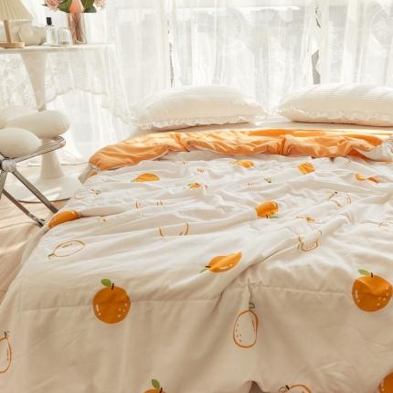 91家纺网 家纺一手货源 找家纺 （总）慕尚 2025新款实拍水洗小花边夏被