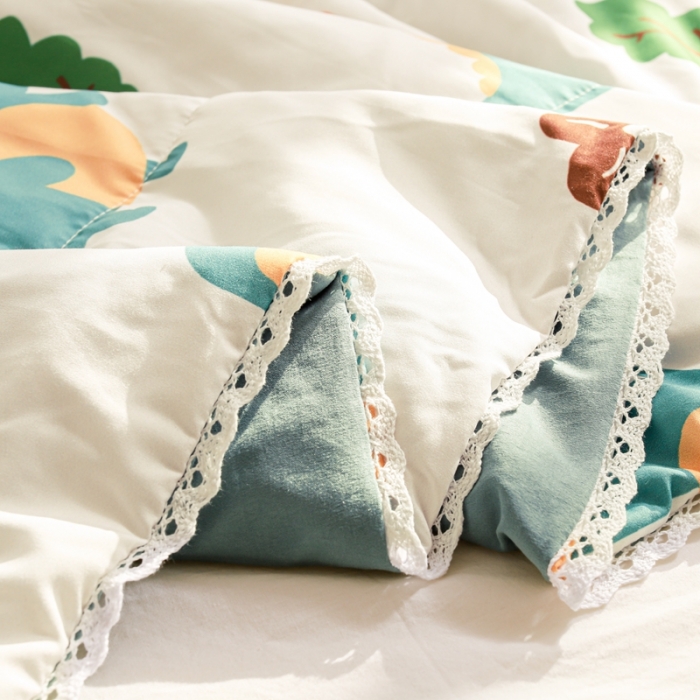 91家纺网 家纺一手货源 找家纺 （总）慕尚 2025新款实拍水洗小花边夏被