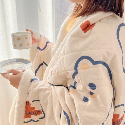 2022新款四季毯 可爱小熊