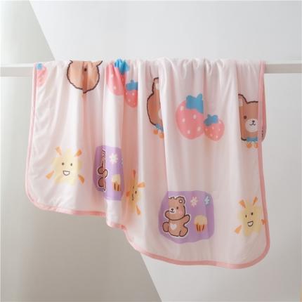 91家纺网 家纺一手货源 找家纺 （总）艾佳宝贝 2022新款科技凉感丝儿童夏被空调被