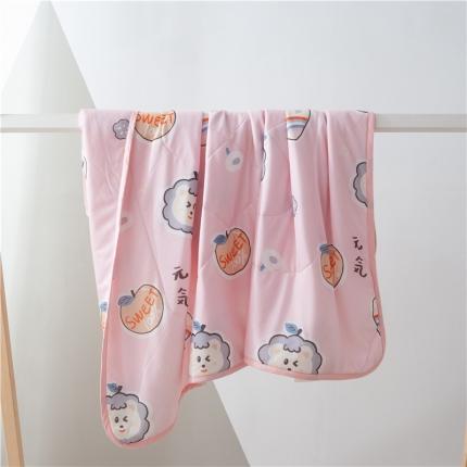 91家纺网 家纺一手货源 找家纺 艾佳宝贝 2022科技凉感丝儿童夏被夏凉被空调被水果派