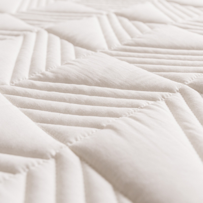 91家纺网 家纺一手货源 找家纺 鑫钰  2023新款原棉大豆床笠 牛奶白