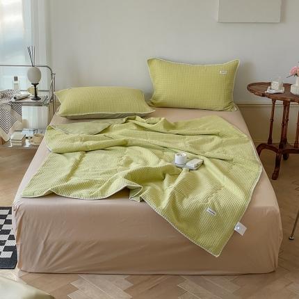 91家纺网 家纺一手货源 找家纺 （总）洋铭区 2022新款华夫格夏被