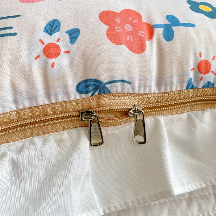 91家纺网 家纺一手货源 找家纺 慕澄2022新款小清新花边款抱枕被直播赠品 花仙子