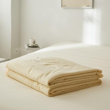 91家纺网 家纺一手货源 找家纺 （总）2022新款全棉针织条纹夏被&amp;春秋被