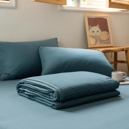 91家纺网 家纺一手货源 找家纺 （总）2022新款全棉针织条纹夏被&amp;春秋被