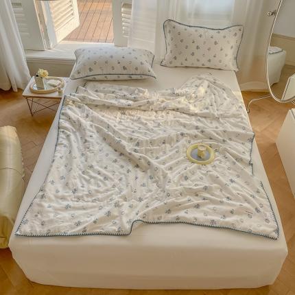 91家纺网 家纺一手货源 找家纺 （总）洋铭区 2022新款双层纱夏被