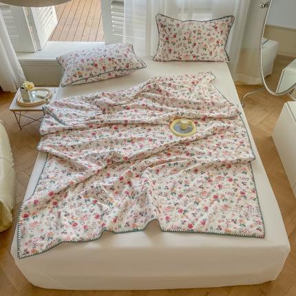 91家纺网 家纺一手货源 找家纺 （总）洋铭区 2022新款双层纱夏被