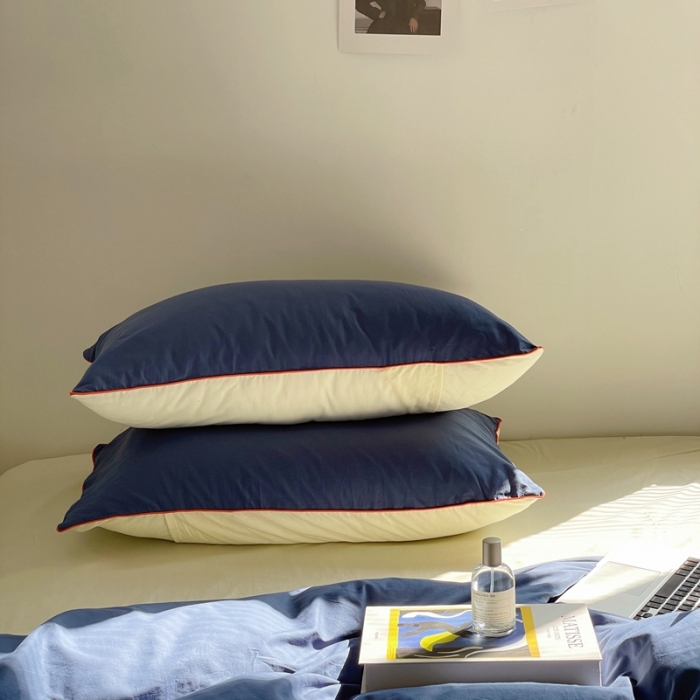 91家纺网 家纺一手货源 找家纺 （总）时年 2022新款全棉水洗棉四件套嵌绳款