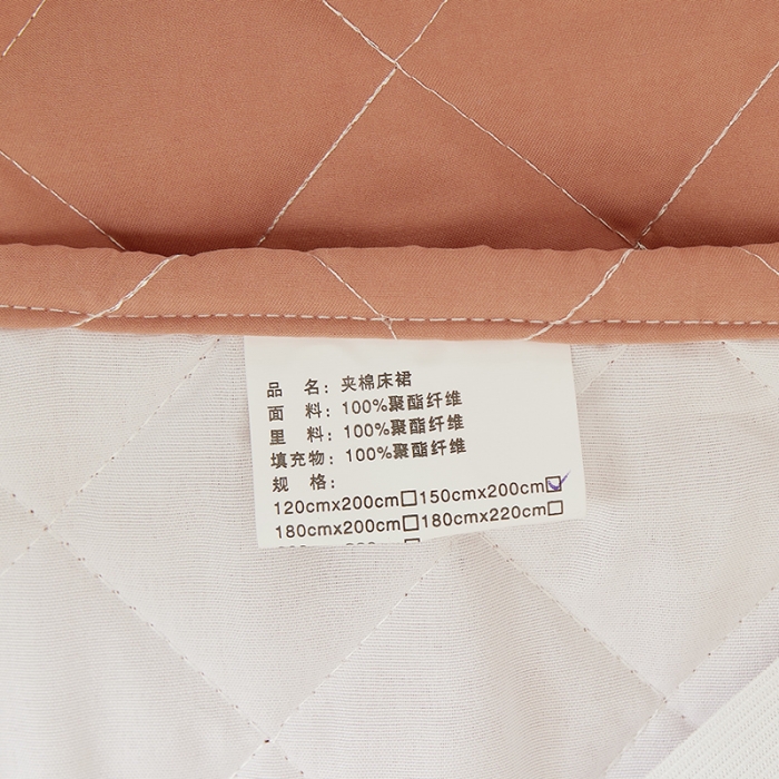 91家纺网 家纺一手货源 找家纺 网红馆 2025新款唯美蕾丝夹棉床裙四件套婉约佳人 爱玛橙