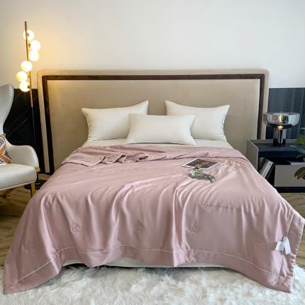 91家纺网 家纺一手货源 找家纺 （总）榻尚 2023新款纯色80天丝胶原蛋白夏被夏凉被 素