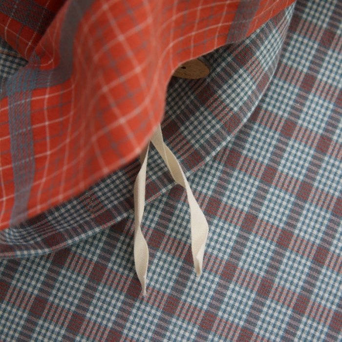 91家纺网 家纺一手货源 找家纺 榻尚 经典田园格子全棉色织水洗棉四件套 蒂曼（红蓝）