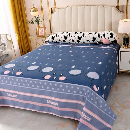 馨乐 2022新款亲肤印花单品床单鼠年吉祥