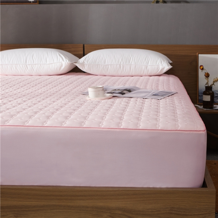 91家纺网 家纺一手货源 找家纺 雪云美 2022亲肤棉磨毛夹棉床笠全包床垫保护套黄金格-玉