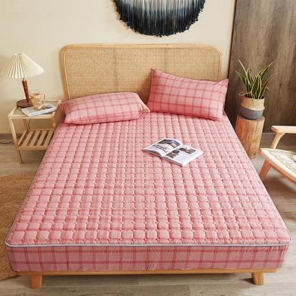 91家纺网 家纺一手货源 找家纺 总-雪云美2022新款A类全棉色织水洗棉夹棉单床笠床罩可定制