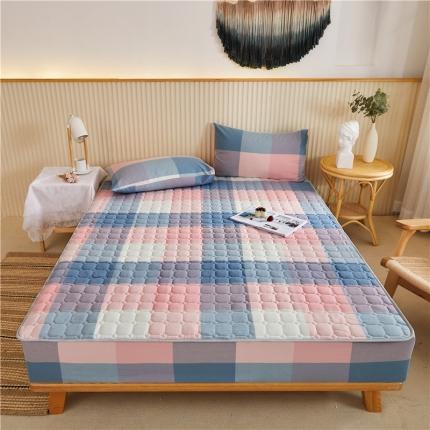 91家纺网 家纺一手货源 找家纺 总-雪云美2022新款A类全棉色织水洗棉夹棉单床笠床罩可定制