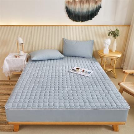 91家纺网 家纺一手货源 找家纺 总-雪云美2022新款A类全棉色织水洗棉夹棉单床笠床罩可定制