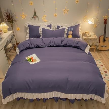 91家纺网 家纺一手货源 找家纺 （总）艺玲 2022新款韩版公主风蕾丝花边四件套