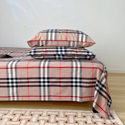 91家纺网 家纺一手货源 找家纺 （总）北欧良品 色织水洗棉枕套纯棉全棉枕套一对拍2 单只装