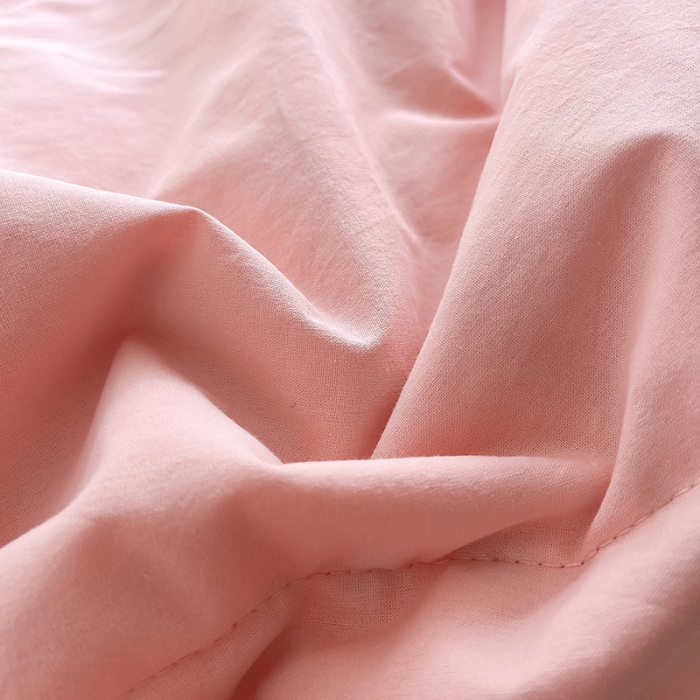 91家纺网 家纺一手货源 找家纺 2022爆款全棉水洗棉贝壳边夏被及夏被四件套 浅粉