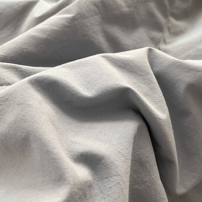 91家纺网 家纺一手货源 找家纺 2022爆款全棉水洗棉贝壳边夏被及夏被四件套 浅灰