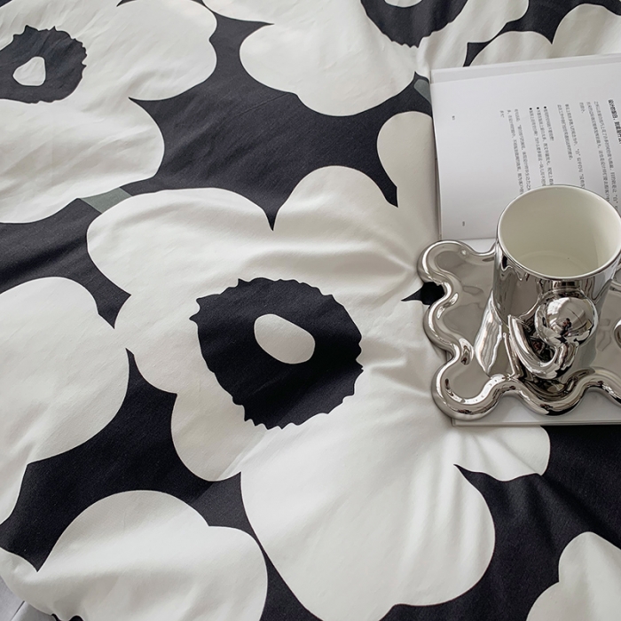 91家纺网 家纺一手货源 找家纺 怡家居 2022新款全棉韩版花边四件套 入画