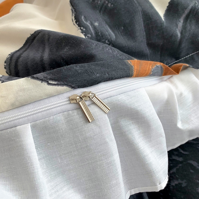 91家纺网 家纺一手货源 找家纺 怡家居 2022新款全棉韩版花边四件套 韵染