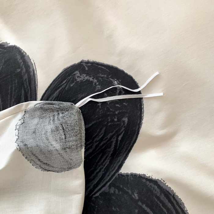 91家纺网 家纺一手货源 找家纺 怡家居 2022新款全棉韩版花边四件套 韵染