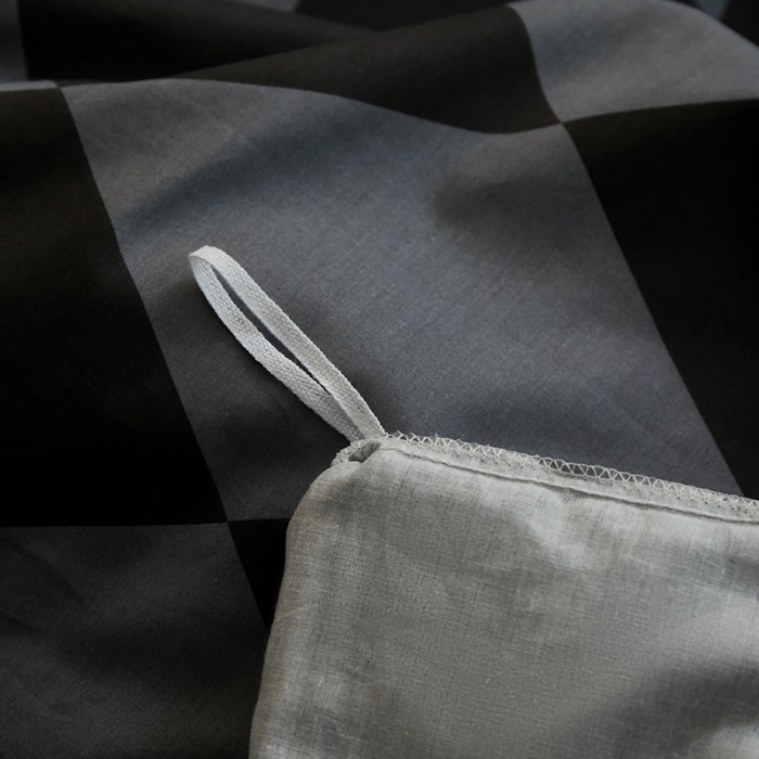 91家纺网 家纺一手货源 找家纺 （总）怡家居 2022新款全棉棋盘格混搭四件套