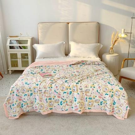 91家纺网 家纺一手货源 找家纺 （总）澳洲羽 2024新款亲肤水洗棉印花夏凉被子空调被