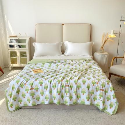 91家纺网 家纺一手货源 找家纺 （总）澳洲羽 2024新款亲肤水洗棉印花夏凉被子空调被