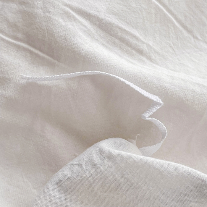 91家纺网 家纺一手货源 找家纺 娜娜 2022新款全棉水洗棉提花四件套 经典条纹-本白