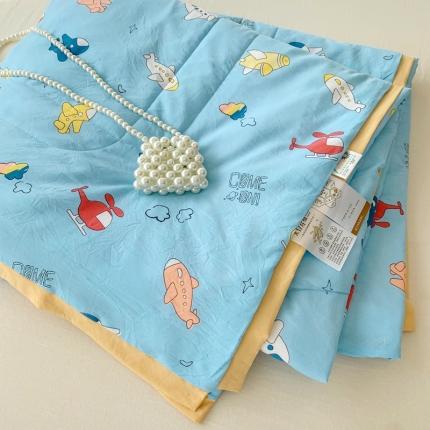 澳洲羽 2024新款亲肤水洗棉印花夏被 小飞机