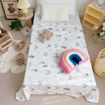 星期八 2022新款凉感毯 彩虹熊