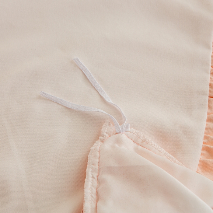 91家纺网 家纺一手货源 找家纺 涵宸 2022水洗氧棉刺绣四件套 花仙子— 奶白