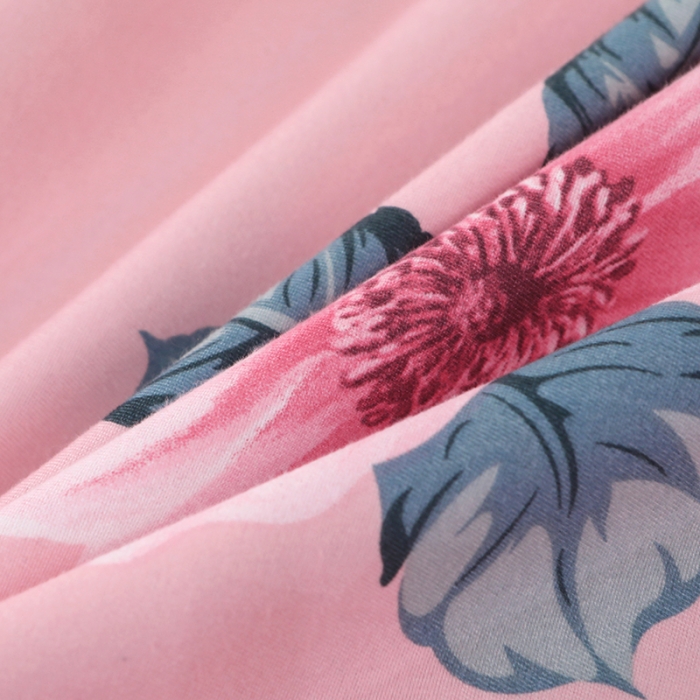 91家纺网 家纺一手货源 找家纺 （总）美莱家纺 2022韩版小清新加厚磨毛床裙四件套