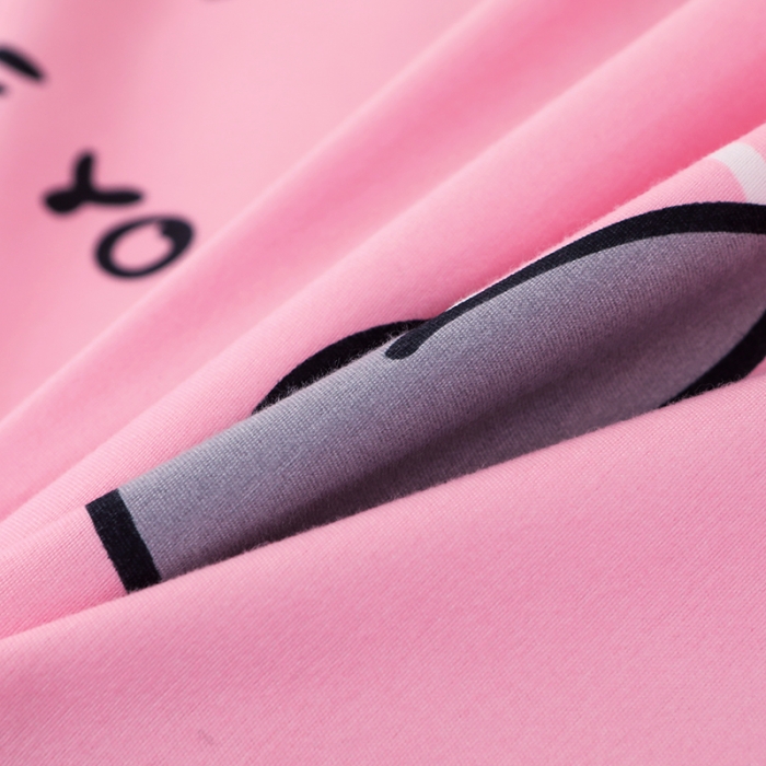 91家纺网 家纺一手货源 找家纺 美莱家纺 2022韩版小清新加厚磨毛床裙四件套 心心相印