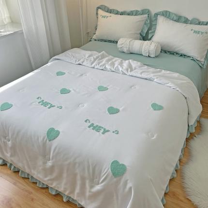 91家纺网 家纺一手货源 找家纺 （总）麦朵 2022新款小清新夏被四件套