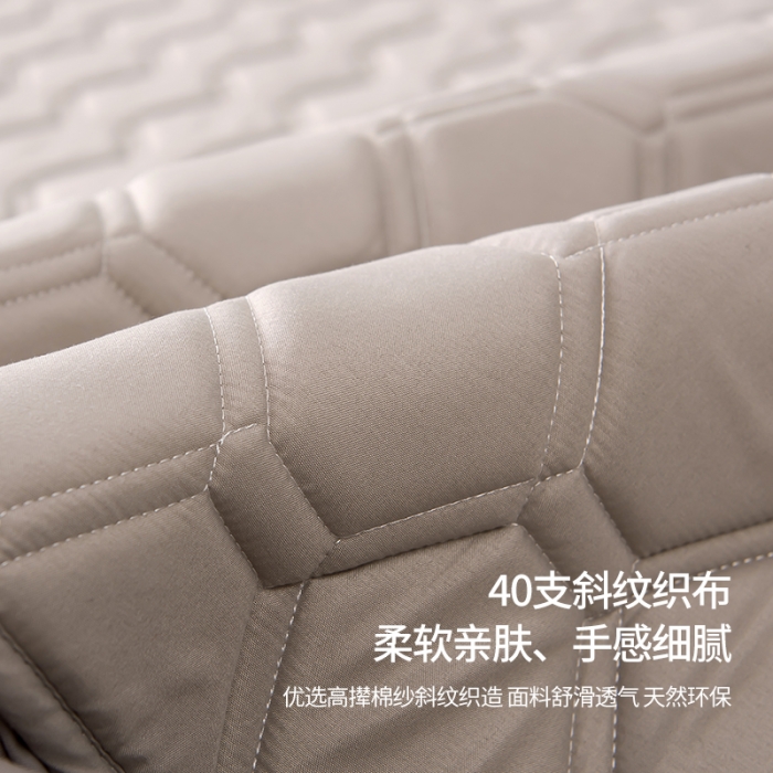 91家纺网 家纺一手货源 找家纺 （总）雪云美全棉纯色抗菌防螨夹棉床笠133*72纯棉可定制