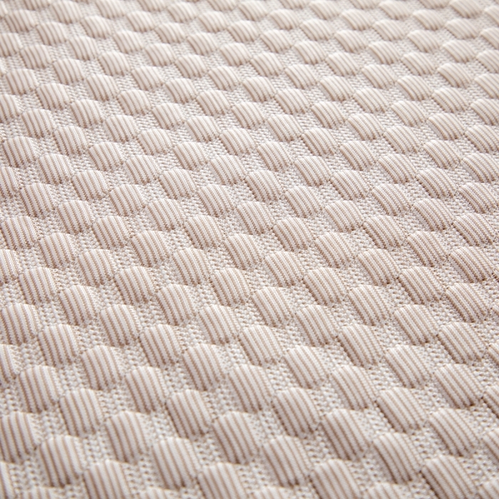 91家纺网 家纺一手货源 找家纺 凡客家居2022新款A类针织面料超凉感冰豆豆3D按摩冷感凉席 咖