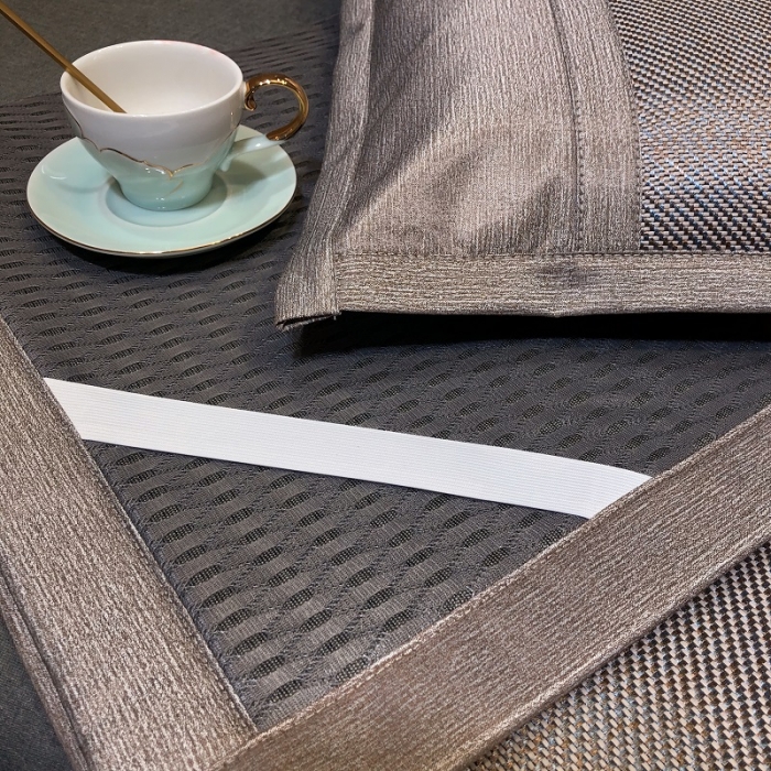 91家纺网 家纺一手货源 找家纺 凡客 2022春夏新品宽边刺绣提花冰藤养生乳胶凉席三件套 冰藤-紫金