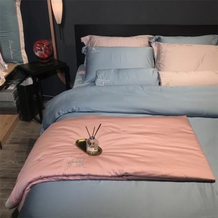 91家纺网 家纺一手货源 找家纺 （总）玖玖爱 2022新款纯色天丝棉夏被子被芯