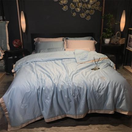 91家纺网 家纺一手货源 找家纺 （总）玖玖爱 2022新款纯色天丝棉夏被子被芯