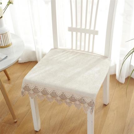 91家纺网 家纺一手货源 找家纺 共鸣沙发垫  2022新款雪尼尔椅垫-蕾丝