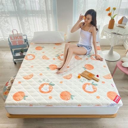 91家纺网 家纺一手货源 找家纺 （总）鑫钰 全棉卡通印花加厚床垫家用单双人可折叠防滑床垫