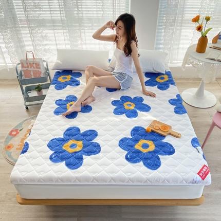 91家纺网 家纺一手货源 找家纺 （总）鑫钰 全棉卡通印花加厚床垫家用单双人可折叠防滑床垫
